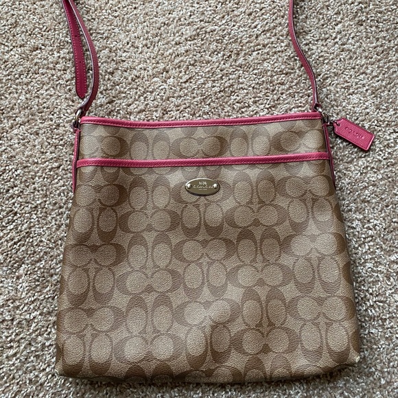 Coach Handbags - File Crossbody Coach Bag